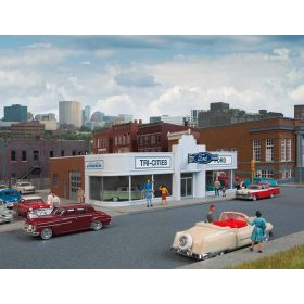   Walthers 33490 Amerikai autókereskedés az 50-es évekből - Ford (H0)