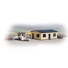   Walthers 33517 Amerikai iroda portaépülettel és sorompóval (H0)