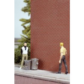   Walthers 33522 Dekorlap - Amerikai stílusú téglafal, 4 db (H0)