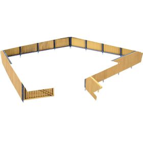 Walthers 33632 Hullámlemez kerítés (H0)