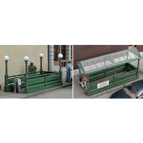 Walthers 33762 Amerikai metrólejáratok, 2 db (H0)