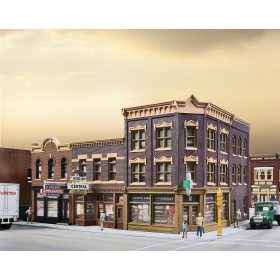   Walthers 34041 Amerikai városi emeletes sorház, saroképülettel V. (H0)