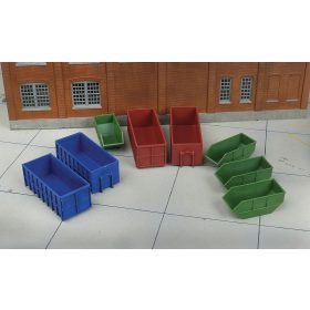 Walthers 34106 Ipari konténerek, 3-féle (H0)