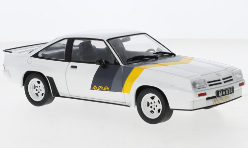 WhiteBox 254986 Opel Manta B 400 fehér, Dekor (1:24) (WB124112)