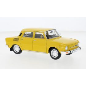 WhiteBox 257830 Skoda 100L sárga, 1974 (1:24) (WB124139)