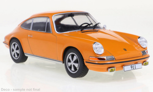 WhiteBox 262706 Porsche 911 S narancs, 1968 (1:24) (WB124174)