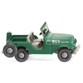 Wiking 001103 Willys Jeep 1952, W&W Holzbau (H0)