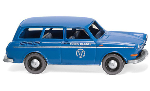 Wiking 004203 Volkswagen 1600 Variant 1969, Fuchs-Bagger Kundendienst (H0)