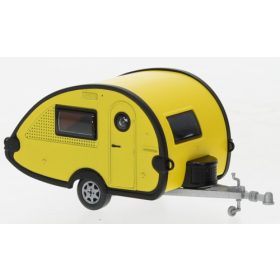 Wiking 009236 Tabbert T@B lakókocsi, sárga/fekete (H0)