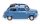 Wiking 009906 Fiat 600 1955, kék (H0)