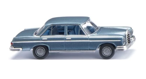 Wiking 015410 Mercedes-Benz 280 S, metál színben - szürkéskék (H0)
