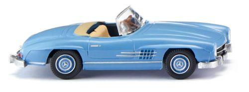 Wiking 023301 Mercedes-Benz 300 SL Cabrio - világoskék (H0)