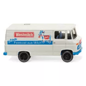   Wiking 027058 Mercedes-Benz L 406, dobozos 1967 - Westmilch (H0)