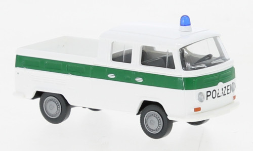 Wiking 031405 Volkswagen T2 Doppelkabine 1967, Bereitschaftspolizei (H0)