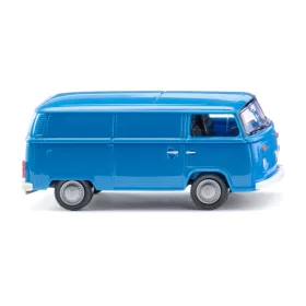   Wiking 031801 Volkswagen Transporter T2b, dobozos, 1967 - kék (H0)