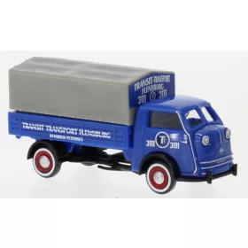   Wiking 033509 Tempo Matador 1949, magasplatós/ponyvás - Transit Transport Flensburg (H0)