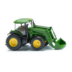   Wiking 035804 John Deere 7260R traktor, homlokrakodóval (H0)