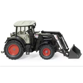   Wiking 036312 Claas Arion 640 traktor, homlokrakodóval, 150, fekete (H0)
