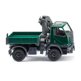 Wiking 036903 Unimog U 20 rakodódaruval - mohazöld (H0)