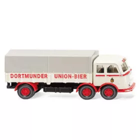   Wiking 042903 Mercedes-Benz LP 333 ponyvás teherautó 1958, Dortmunder Union Bier (H0)