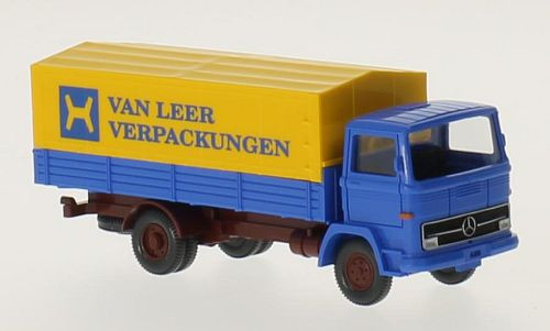 Wiking 043701 Mercedes-Benz 1317 ponyvás teherautó - Van Leer (H0)