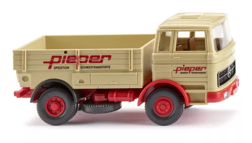 Wiking 050905 Mercedes-Benz platós nehézteher vontató - Pieper (H0)