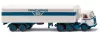Wiking 055605 Mercedes-Benz Pullman nyergesvontató, hűtődobozos félpótkocsival, 1955 - Transthermos (H0)