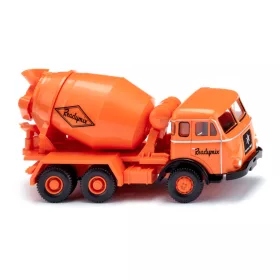   Wiking 068211 Henschel betonkeverő teherautó, Readymix (H0)