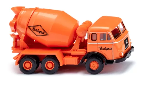 Wiking 068211 Henschel betonkeverő teherautó, Readymix (H0)