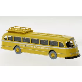   Wiking 070002 Mercedes-Benz O 6600 H autóbusz, 1951 - Kraftpost (H0)