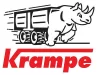 Wiking 077874 Krampe Big Body 650 mezőgazdasági billencs pótkocsi - gumicsíkokkal (1:32)