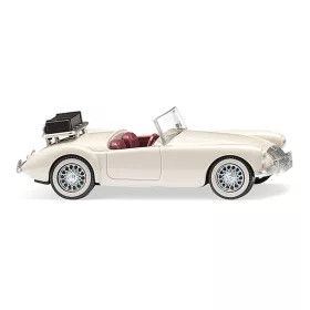 Wiking 081805 MG A Roadster - gyöngyfehér (H0)