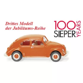   Wiking 083017 Volkswagen Käfer (bogár), 100 Jahre Sieper narancs (H0)