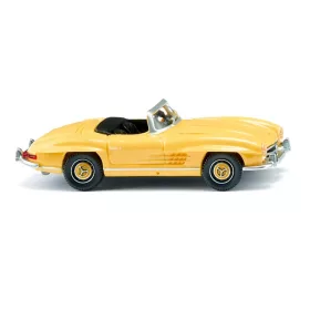 Wiking 083409 Mercedes-Benz 300 SL Roadster - sárga (H0)