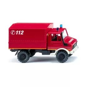 Wiking 086160 Unimog U 1700L, ponyvás - Feuerwehr (H0)