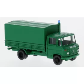   Wiking 086442 Mercedes-Benz L 408 ponyvás kisteherautó, Polizei (H0)