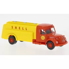   Wiking 088303 Magirus S 7500 üzemanyagszállító teherautó, 1955 - Shell (H0)