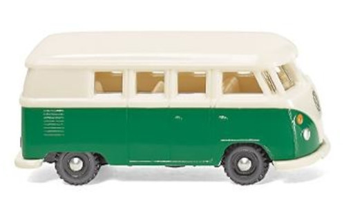 Wiking 093204 Volkswagen Transporter T1 Bus zöld/bézs (N)