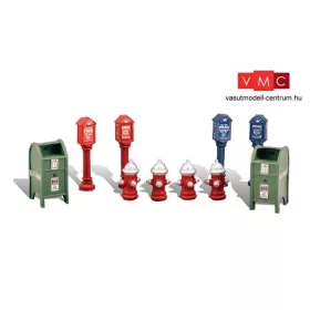 Woodland Scenics A1960 Amerikai utcai kiegészítők (H0)