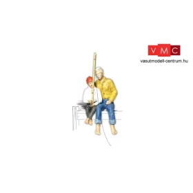 Woodland Scenics A2534 Frank és fia horgásznak (G)