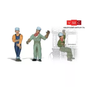   Woodland Scenics A2547 Amerikai mozdonyvezetők pihenőidőben (G)