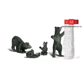 Woodland Scenics A2551 Harry fekete medve és családja (G)