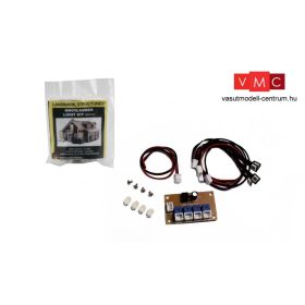   Woodland Scenics BA5791 Épületvilágítás-készlet, 2 db fehér és 2 db sárga LED