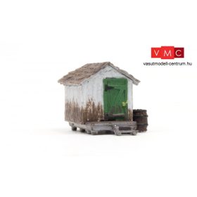 Woodland Scenics BR4948 Wood Shack - Kész épület LED világítással (N)