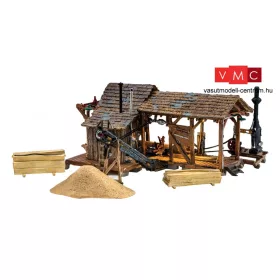 Woodland Scenics BR5044 Buzz's Sawmill - Kész épület LED világítással (H0)
