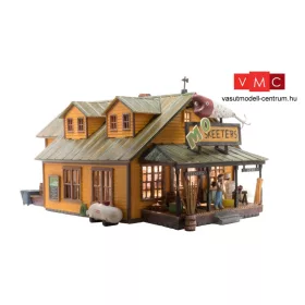 Woodland Scenics BR5047 Mo Skeeters Bait & Tackle - Kész épület LED világítással (H0)