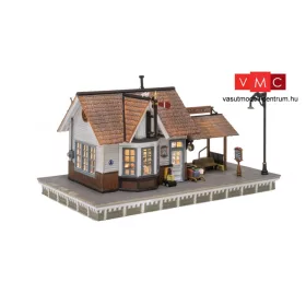 Woodland Scenics BR5052 The Depot - Kész épület LED világítással (H0)