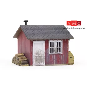 Woodland Scenics BR5057 Work Shed - Kész épület LED világítással (H0)