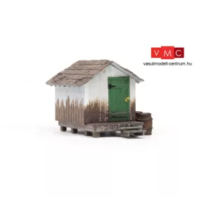 Woodland Scenics BR5058 Wood Shack - Kész épület LED világítással (H0)