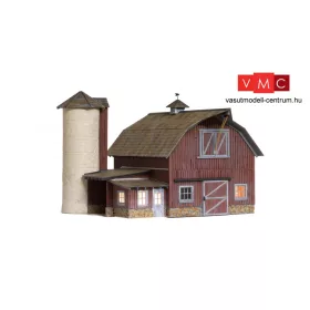 Woodland Scenics BR5865 Old Weathered Barn - Kész épület LED világítással (0)